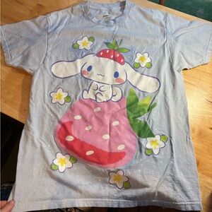 HOT TOPIC CINNAMOROLL TIE DYE T SHIRT